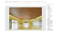 Desktop Screenshot of beaudouin-architectes.fr