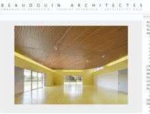 Tablet Screenshot of beaudouin-architectes.fr